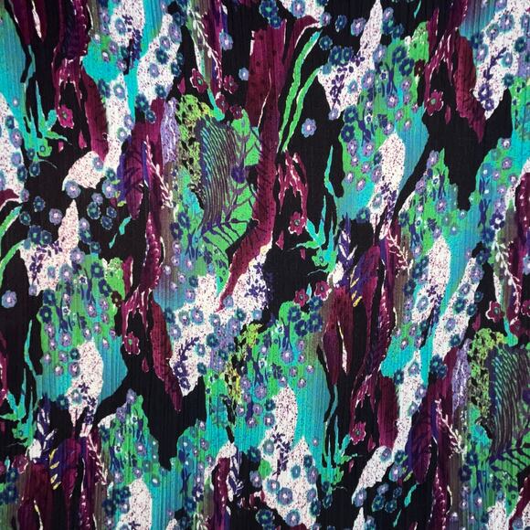 Thakoon Women's Multicolored Artsy Print Lose Fit Statement Blouse Small - Picture 5 of 6